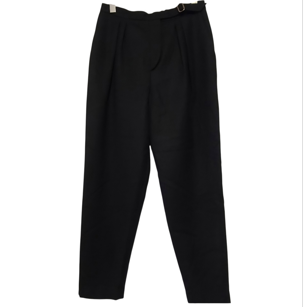 Rodier Paris Women’s Vintage Wool High-Waist Pleated Trousers Sz 42 EU (10 US)